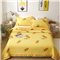 【三层复合】全棉夹棉绗缝床盖三件套【全棉/开心萝卜】