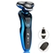 飞浦达三刀头电动剃须刀 全身水洗充电式刮胡刀 男士剃胡须刀 电动蓝色