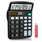 得力(deli)837ES双电源桌面办公计算器
