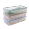 可沥水长方形保鲜盒3个装【pp（食具材质）/混色】