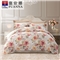 堇色安年 床单四件套(被套1件床单1件枕套2件)(适合1.8米床)【纯棉/粉】