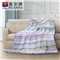 优格小调涤天丝印花夏被(夏被一件)(适合1.8米床)【面料：聚酯纤维+莱赛尔纤维；填充：聚酯纤维/紫】