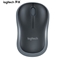 罗技（Logitech）M185 鼠标 无线鼠标 办公鼠标 对称鼠标 黑色灰边 带无线2.4G接收器