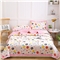 【三层复合】全棉夹棉绗缝床盖三件套【全棉/小花猫】