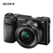 索尼（SONY）Alpha 6000L APS-C微单数码相机标准套装 黑色（约2430万有效像素 E PZ 16-50mm镜头 a6000）